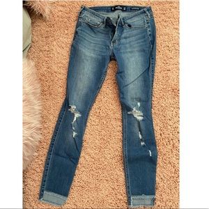 Hollister crop jeans size 7